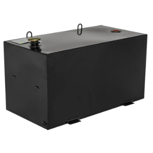 JOBOX 484002 Liquid Transfer Tank, Rectangular, 45.63 x 23.25 x 24 Inch Size, Black, Steel | CM9GJQ