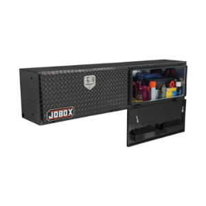 JOBOX 571002D Topside Truck Box, 65 x 15 x 17 Zoll Größe, Schwarz, Aluminium | CM9GCT