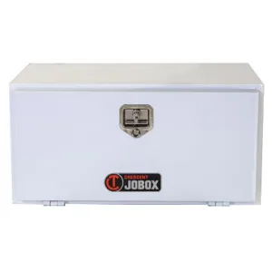 JOBOX 792980 Underbed Box, 36 x 18 x 18 Inch Size, White, Steel | CM9GKD