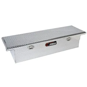 JOBOX PAC1357000 Crossover Truck Box, Single Lid, 70 x 21 x 15.125 Inch Size, Bright, Aluminium | AC3RYP 2VUY4