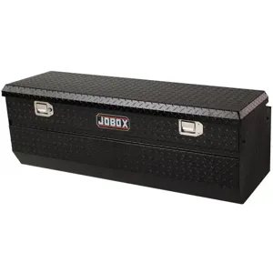 JOBOX PAH1421002 Truck Chest, Compact, 46 x 17.625 x 16.25 Inch Size, Black, Aluminium | CM9GDM