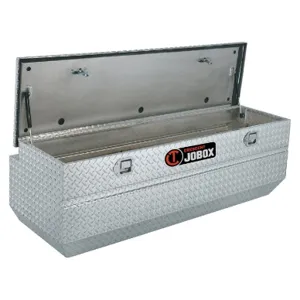 JOBOX PAH1421000 Truck Chest, Compact, 46 x 17.625 x 16.25 Inch Size, Bright, Aluminium | CM9GDL