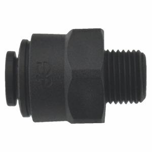 JOHN GUEST PP010821E Male Connector, Polypropylene, Push-to-Connect x MNPT, 1/4 Inch Size Tube OD | CR6AEC 400L23