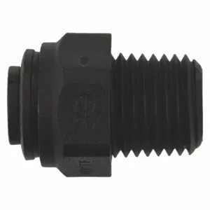 JOHN GUEST PP010822E Male Connector, Polypropylene, Push-to-Connect x MNPT, 1/4 Inch Size Tube OD | CR6AED 400L24