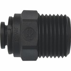 JOHN GUEST PP010823E Male Connector, Polypropylene, Push-to-Connect x MNPT, 1/4 Inch Size Tube OD | CR6AEB 400L25