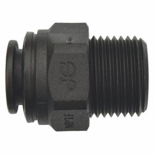 JOHN GUEST PP011223E Male Connector, Polypropylene, Push-to-Connect x MNPT, 3/8 Inch Size Tube OD | CR6AEE 400L27