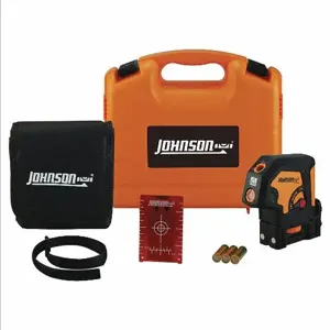 JOHNSON 40-6693 Dot Laser, 3 Beams, 3 Dots, 0 Lines, Red, 100 Feet Range w/o Detector | CN2TDM 40-6692 / 48TJ27