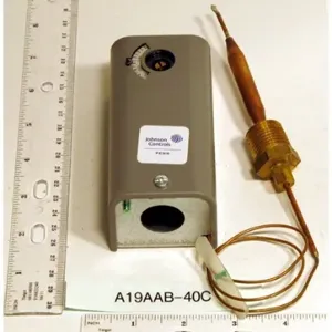 JOHNSON CONTROLS A19AAB-40C Remote Bulb Temp Control, 12In Cap | CR6AKV 41W914