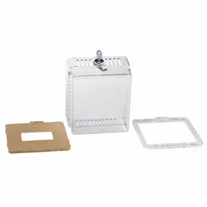 JOHNSON CONTROLS GRD10A-608 Pneumatic Thermostat Plastic Guard, Plastic | CR6BEM 38Y120