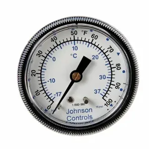 JOHNSON CONTROLS T-5500-1055 Temp Indicator 40 to 240F 3-1/2 Diameter | AG9JRD 20RG16