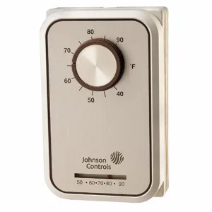 JOHNSON CONTROLS T22JCC-1C Line V Mechanical Thermostat 24 to 277VAC 6A | AG9MMQ 20XJ80