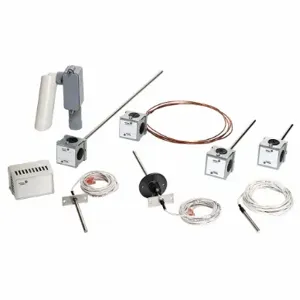 JOHNSON CONTROLS TE-631AM-1 Temperature Sensor, Well Mount, 6 Inch, Nickle 1000 Ohm | AC6XGG 36P632