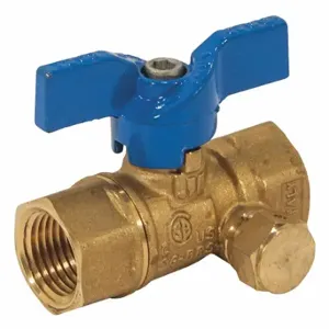 JOMAR VALVE 102-303 Gas Ball Valve, 1/2 Inch Pipe, 600 PSI, -40 Deg to 450 Deg F, Tee Handle | CR6BMD 36FN21