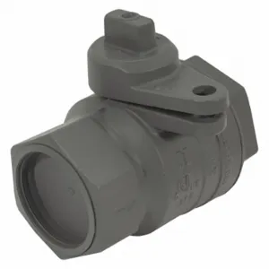 JOMAR VALVE 240-008P Gas Ball Valve, 2 Inch Pipe, 600 PSI, -40 Deg to 300 Deg F, Locking Wing Handle | CR6BME 36FN36