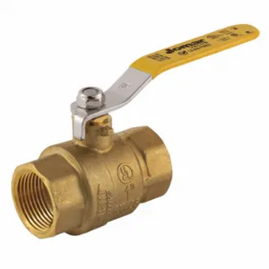 JOMAR VALVE JF-100TG LF Brass Ball Valve, SS Trim, NPT, 1/4 Inch | CR6BLK 58ZL24