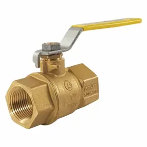 JOMAR VALVE T-100NE Italian Brass Ball Valve, NPT, 2 Inch | CR6BLG 58ZK90