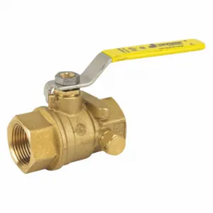 JOMAR VALVE T-100STN Italian Brass Valve, w/Side Tap, NPT, 3/4 Inch | CR6BMY 58ZL01