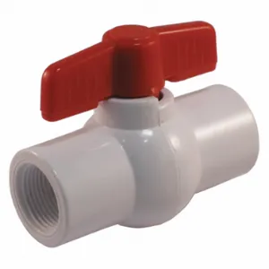 JOMAR VALVE T-701 Pvc Sched 80, Npt Ball Valve, 1/2 Inch Size | CR6BLQ 58ZP67