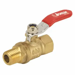 JOMAR VALVE T-83C Brass Mini Valve, MIPxFIP, 1/4 Inch | CR6BMX 58ZM56