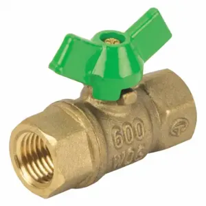 JOMAR VALVE T-83CG LF Brass Mini Valve, FIPxFIP, 1/4 Inch | CR6BMZ 58ZL81