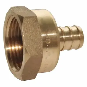 JONES STEPHENS C76041LF Brass Pex X Female Adapter, Lead Free, 1/2 Inch X 1/2 Inch | CR6BQD 280C16