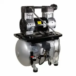 JUN-AIR 1203310 Rocking Piston Compressor System, 2 hp, 5.5 cfm, 120 psi Max Op Pressure, 230V | CN2RTY 1613310 / 5GJZ0