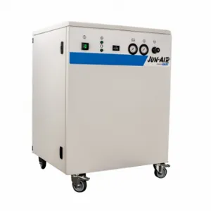 JUN-AIR 1206061 Rocking Piston Compressor System, Oil-Less N/A, 2 Hp, 4.7 Cfm, 120 Psi Max Op Pressure | CR6BTQ 793L51