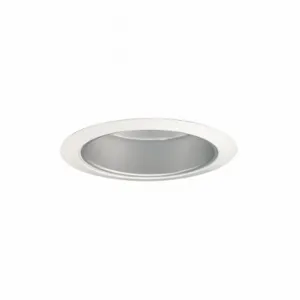 JUNO LIGHTING GROUP 204 HZWH Recessed Down Light Trim, 5 Inch Nominal Size, Flat Ceiling, White, 75 W Max Watt | CR6CDL 45DL56