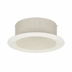 JUNO LIGHTING GROUP 205 WWH Recessed Down Light Trim, 5 Inch Nominal Size, Flat Ceiling, White, 45Ax64/45Ax69/45Ax70 | CR6CDJ 45DL54