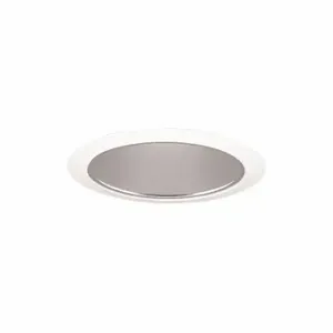 JUNO LIGHTING GROUP 27 HZWH Recessed Down Light Trim, 6 Inch Nominal Size, Flat Ceiling, White, 75 W Max Watt | CR6CDU 45DL60