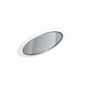 JUNO LIGHTING GROUP 602 CWH Recessed Down Light Trim, 6 Inch Nominal Size, 2/12 To 6/12, Slope Ceiling, White | CR6CDW 45DL67