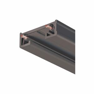 JUNO LIGHTING GROUP R 2FT BL Track Section, J Compatible With Track, Black, 1 Circuits, 120VAC, 20 A Max Current | CR6CCH 45DN53
