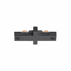 JUNO LIGHTING GROUP R23 BL Straight Connector, Miniature Straight Connector, J Compatible With Track, Black | CR6BUM 45DN17