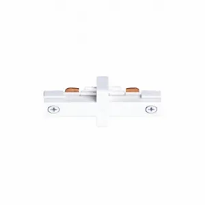 JUNO LIGHTING GROUP R23 WH Straight Connector, Miniature Straight Connector, J Compatible With Track, White | CR6BUP 45DN19