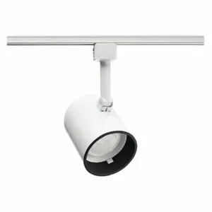 JUNO LIGHTING GROUP R501 BLB WH Track Lighting Head, Incandescent, White With Black Baffle, 50 W Max Watt | CR6BWF 45DL84