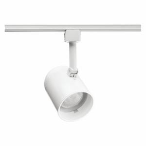 JUNO LIGHTING GROUP R501 WHB WH Track Lighting Head, Incandescent, White With White Baffle, 50 W Max Watt | CR6BWJ 45DL85