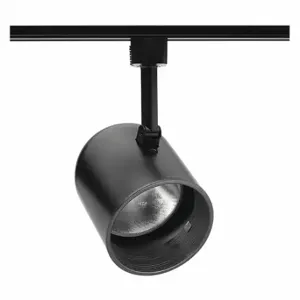 JUNO LIGHTING GROUP R502 BLB BL Track Lighting Head, Incandescent, Black With Black Baffle, 75 W Max Watt | CR6BVH 45DL86