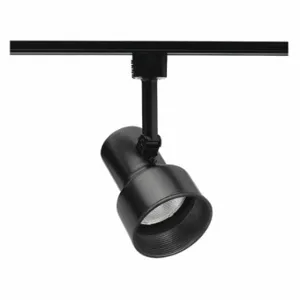 JUNO LIGHTING GROUP R511 BLB BL Track Lighting Head, Incandescent, Black With Black Baffle, 50 W Max Watt | CR6BVG 45DL92