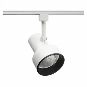 JUNO LIGHTING GROUP R512 BLB WH Track Lighting Head, Incandescent, White With Black Baffle, 75 W Max Watt | CR6BWH 45DL97