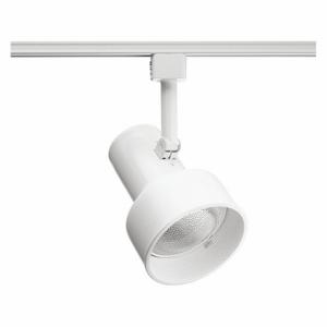 JUNO LIGHTING GROUP R512 WHB WH Track Lighting Head, Incandescent, White With White Baffle, 75 W Max Watt | CR6BWN 45DL98