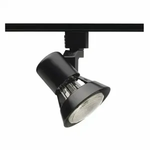 JUNO LIGHTING GROUP R531 BL Track Lighting Head, Incandescent, Black, 50 W Max Watt, 3 1/2 Inch Dia | CR6BVV 45DM06