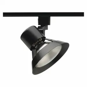 JUNO LIGHTING GROUP R532 BL Track Lighting Head, Incandescent, Black, 75 W Max Watt, 5 1/4 Inch Dia | CR6BVX 45DM10