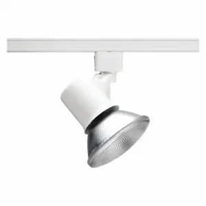 JUNO LIGHTING GROUP R541 WH Track Lighting Head, Incandescent, White, 50 W Max Watt, 2 1/8 Inch Dia | CR6BWU 45DM31