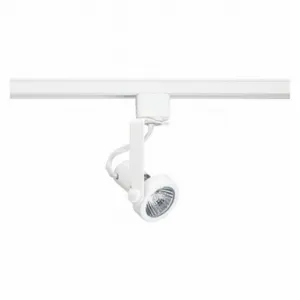 JUNO LIGHTING GROUP R711 WH Track Lighting Head, Incandescent, White, 50 W Max Watt, 2 1/8 Inch Dia | CR6BWT 45DN06