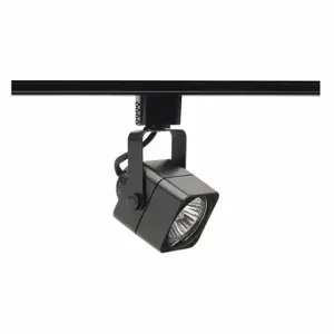 JUNO LIGHTING GROUP R714 BL Track Lighting Head, Incandescent, Black, 50 W Max Watt, 2 1/4 Inch Dia | CR6BVN 45DM77