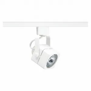 JUNO LIGHTING GROUP R714 WH Track Lighting Head, Incandescent, White, 50 W Max Watt, 2 1/4 Inch Dia | CR6BWR 45DM80