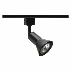 JUNO LIGHTING GROUP R715 BL Track Lighting Head, Incandescent, Black, 50 W Max Watt, 2 13/16 Inch Dia | CR6BVR 45DM81