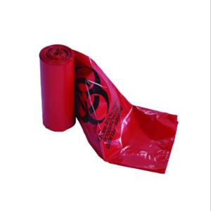 JUSTRITE 05901 Biohazard Waste Can Liner Bag, 83.8cm x 61cm, Red, Pack of 100 | CD8CBJ JCN05901RD, 5930