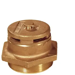 JUSTRITE 08101 Brass vertical vent For Petroleum Based Applications, 2 Inch Bung | CD8CBM 8101