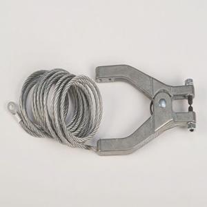 JUSTRITE 08496 Antistatic Wire, Hand Clamp, 1/4 Inch Terminal, 10 Feet Coiled | AA4ZTN JDR0849600, 8496